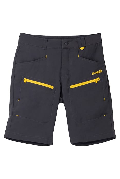 UTNE YOUTH GIRL SHORTS SOLID CHARCOAL / WAXED YELLOW 1