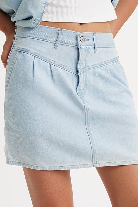 FEATHERWEIGHT DENIM SKIRT BLUE 7