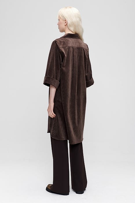 DOOR CORDUROY DRESS COFFEE 2