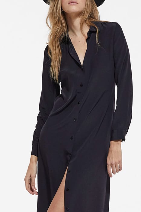 ROBE EN SOIE CDC BLACK 4