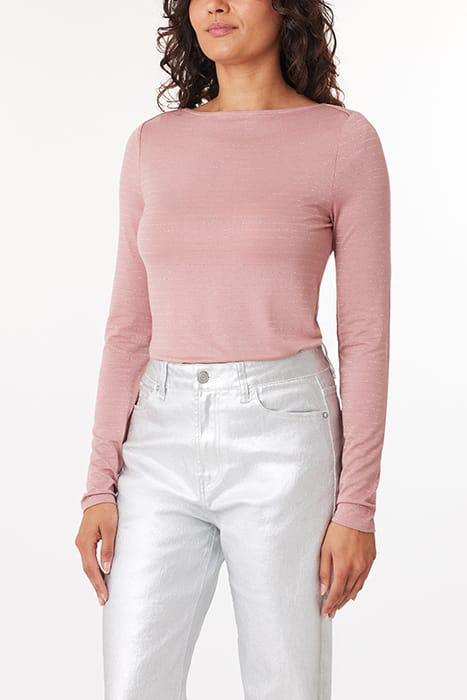 LS KNIT TOP LILAS / SILVER 1