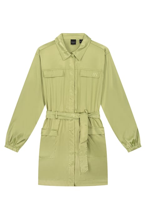 VERA DRESS SOFT OLIVE 2