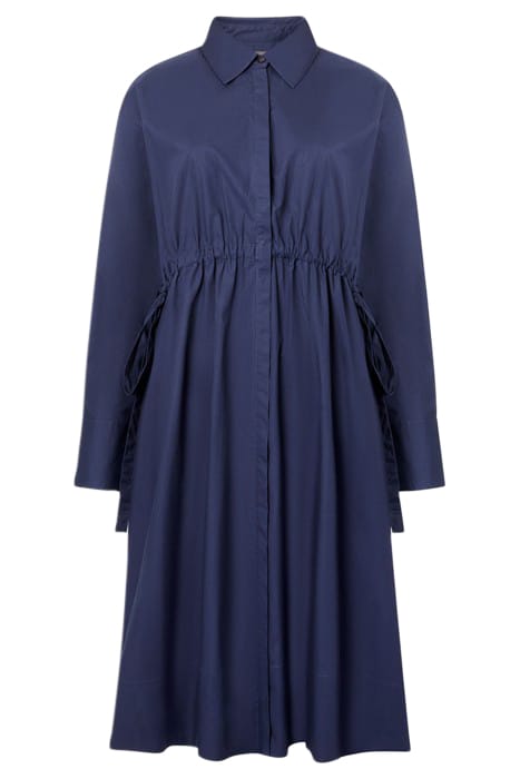 POPLIN TIE SHIRT DRESS K MIDNIGHT 1