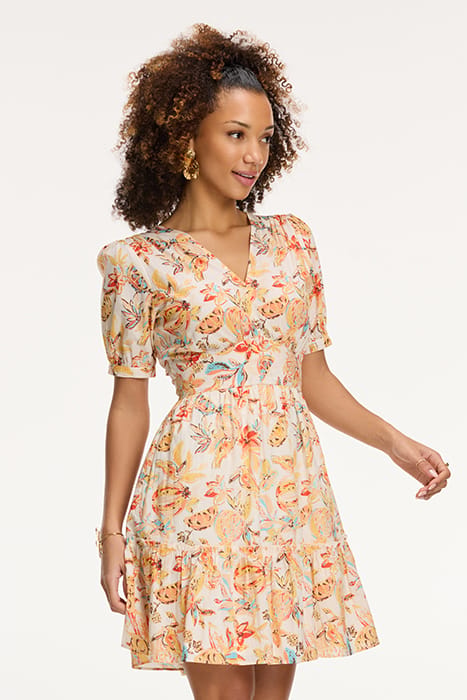 LADIES JAEL DRESS FRUITY BLUES ORANGE FRUITY BLUES 7