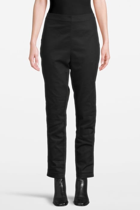 SKINNY TWILL TROUSER BLACK 1