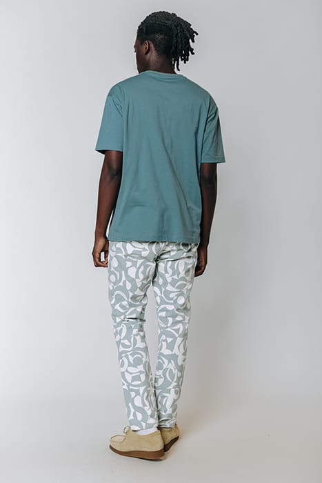 DEX SWIRL CHINO PANTS GREY BLUE 2