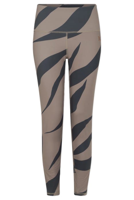 YOGA LEGGINGS ZEBRA WARM TAUPE 2