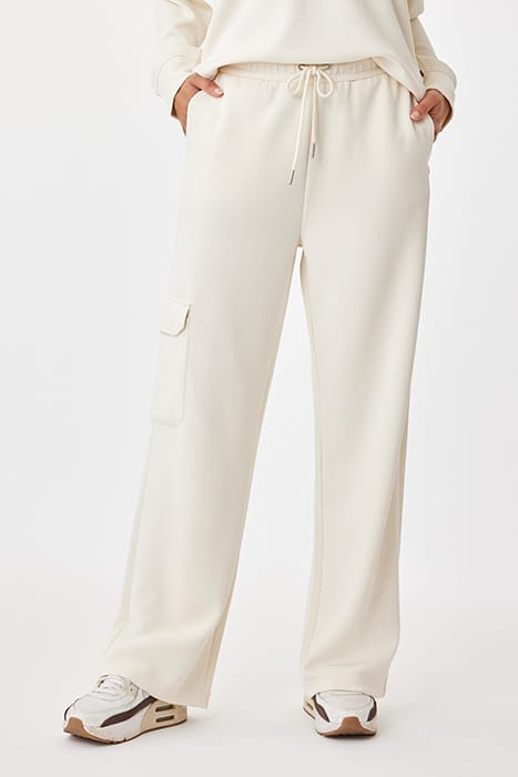 WIDE LEG SIMPLE CARGO EGGNOG 1