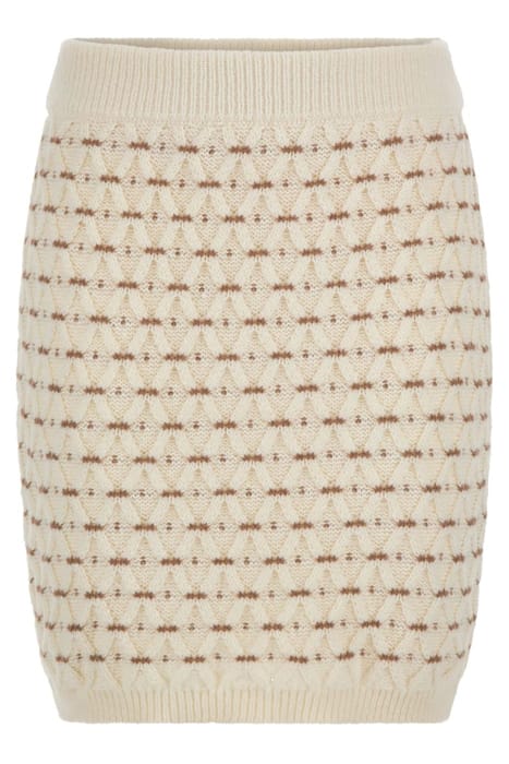 GUESS ECO CROSS STITCH MIYA SW DOVE WHITE MULTI 4