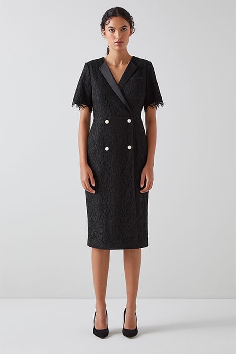 DR NATHALIE LACE DRESS BLACK 1
