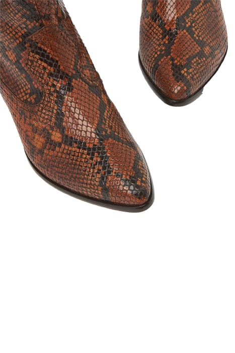 CHORAL COWBOY ANKLE BOOT MUSTARD 4