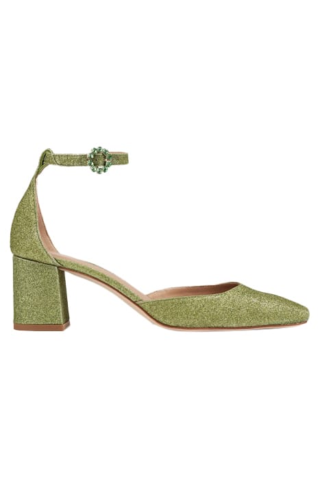 OC DARLING BLOCK HEEL GREEN 1