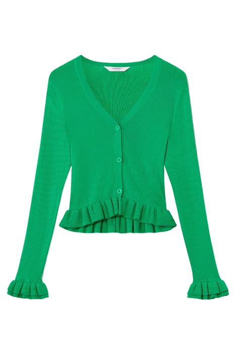 CD GRACE V-NECK FITTED EMERALD 3