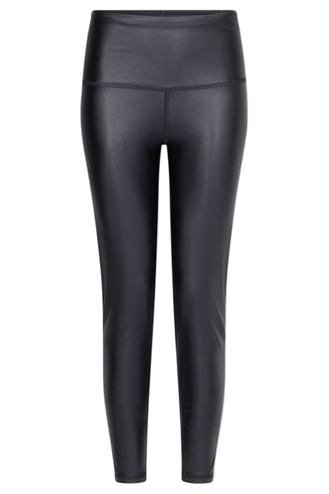 METALLIC YOGA LEGGINGS BLACK 3