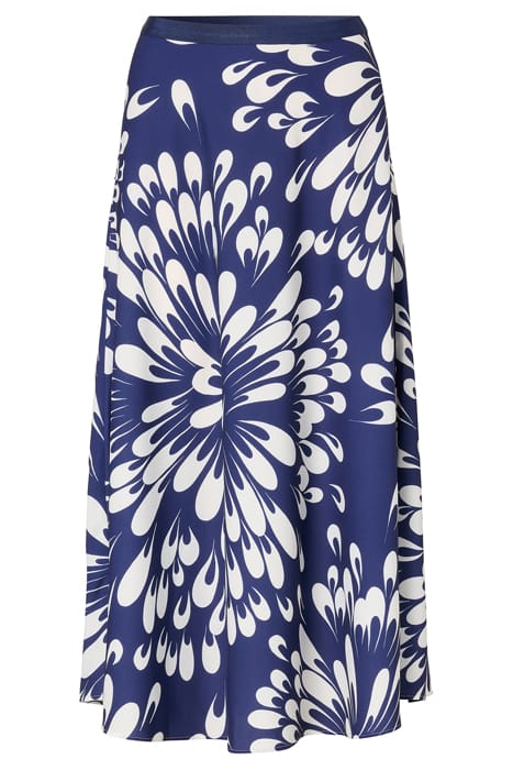 PRINTED SWAN SKIRT ROYAL BLUE 4