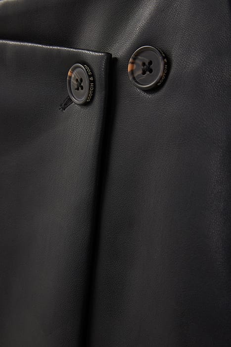 FAUX LEATHER SKIRT BLACK 3