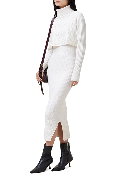 MURIEL DRESS CLOUD WHITE 5