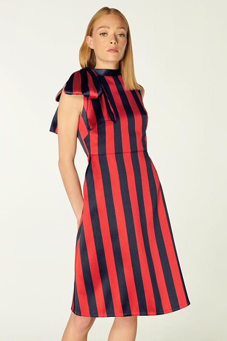 DR TIGGY STRIPED BOW NAVY MULTI 1