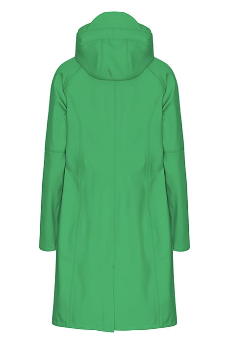 LONG SOFT SHELL RAINCOAT RAIN37L EVERGREEN 3
