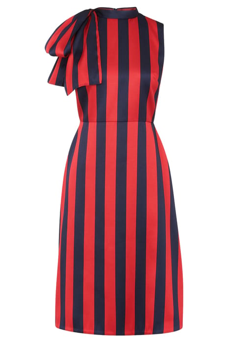 DR TIGGY STRIPED BOW NAVY MULTI 3
