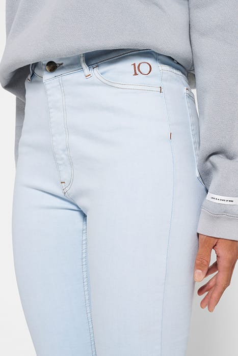 HIGH RISE SKINNY JEANS ICE BLUE 6
