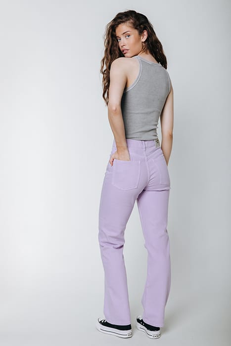 JONES MID RISE STRAIGHT LEG PANTS LILAC 2