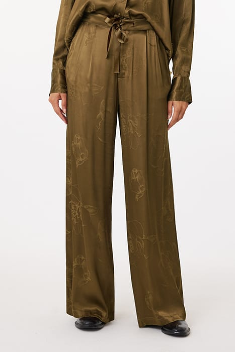 JACQUARD PANT OLIVE 1