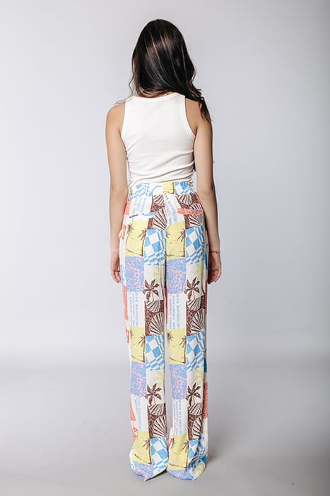 MELODY PATCHWORK STRAIGHT PANTS MULTICOLOR 2