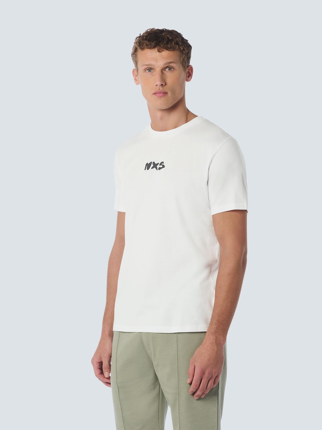 T-SHIRT CREWNECK PRINT WHITE 1