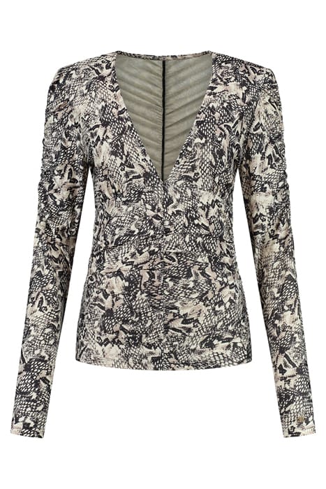BABB TOP BLACK/HUMMUS 1