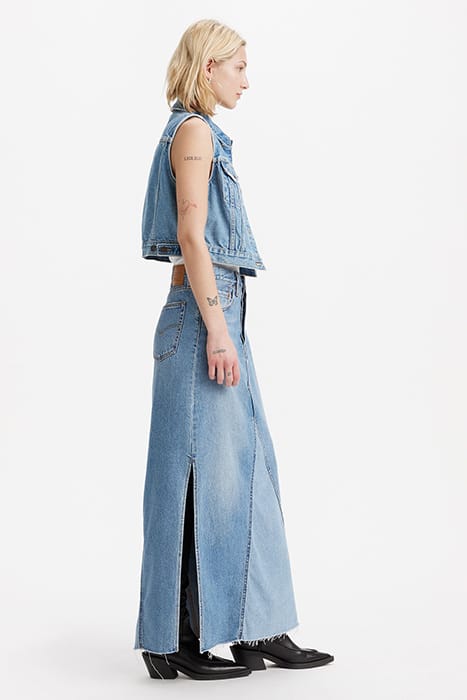 ICONIC DENIM SKIRT BLUE 7