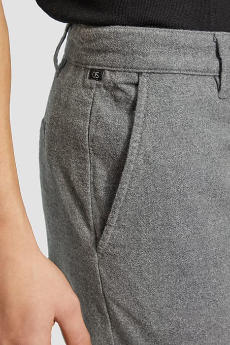 S.OLIVER-QS PANTS GREY/BLACK 6