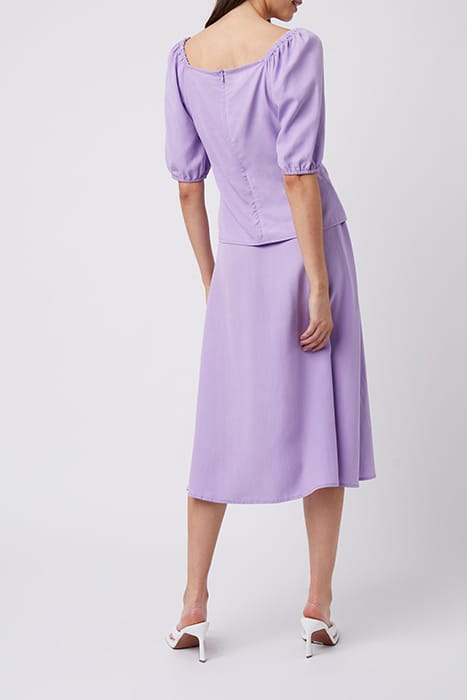 SIMPLE LYOCELL SS SQ NK TOP PURPLE 3