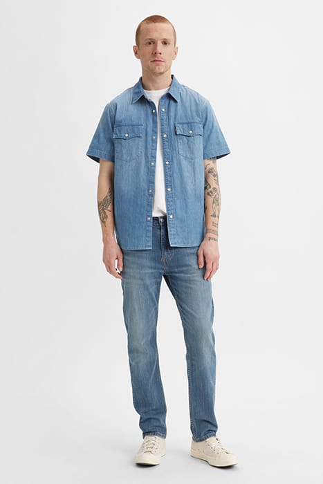 502 STRAIGHT JEANS BLUE 1