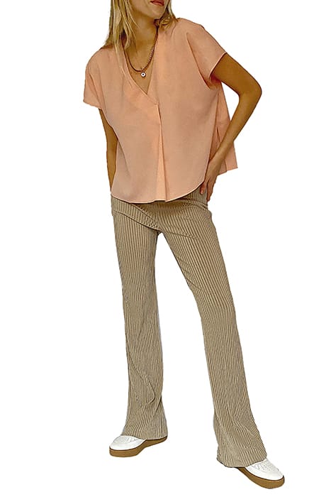 CREPE LIGHT S/S V NK TOP 2