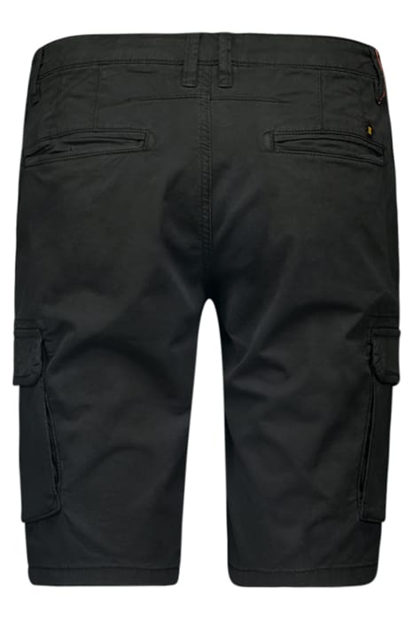 SHORT CARGO GARMENT DYED + STONE WASHED STRETCH MOTORBLACK 5