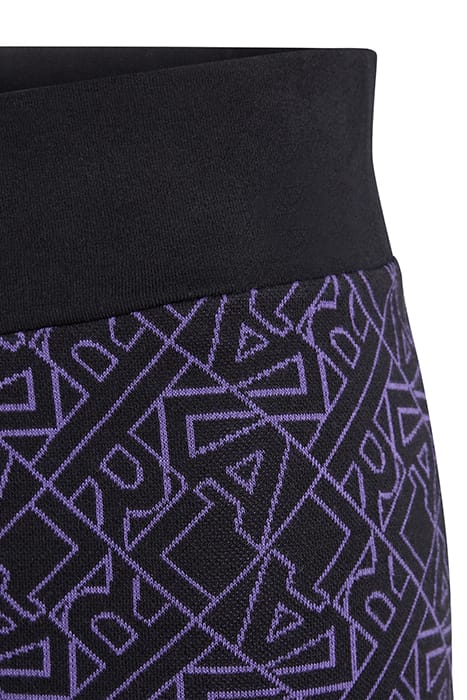 AO ATHLEISURE FLARE KNIT PANTS BLACK 3