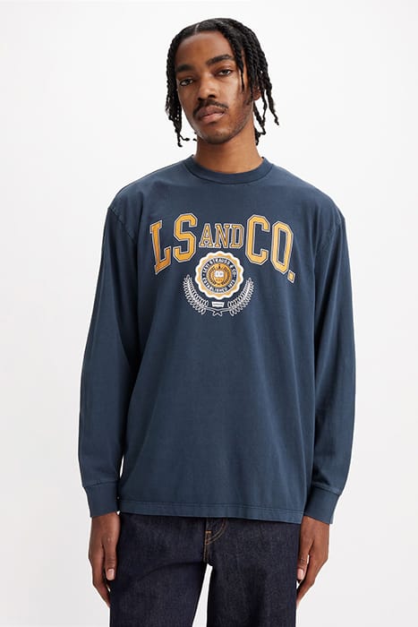 LS LONG-SLEEVED T-SHIRT NAVY 4