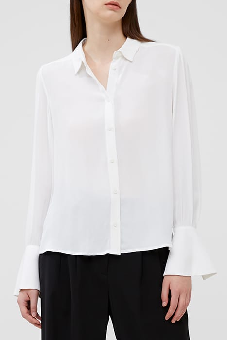 CECILE CREPE SHIRT SUMMER WHITE 1