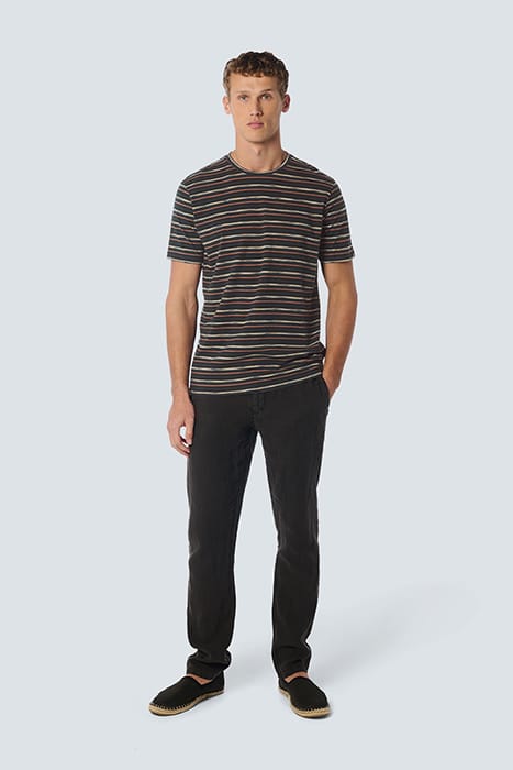 T-SHIRT CREWNECK MULTI COLOURED STRIPES NIGHT 3