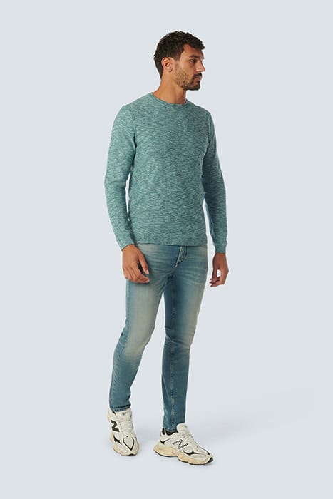 PULLOVER CREWNECK 2 COLOURED MELANGE PACIFIC 3