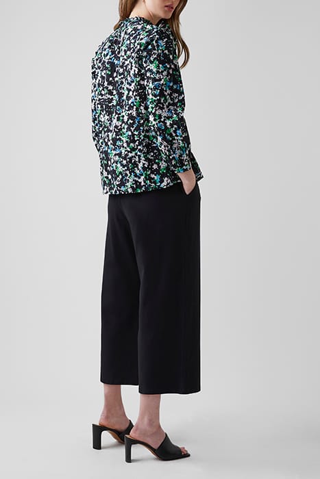 SUMMER MEADOW LS TIE NCK BLOUS GREEN 3