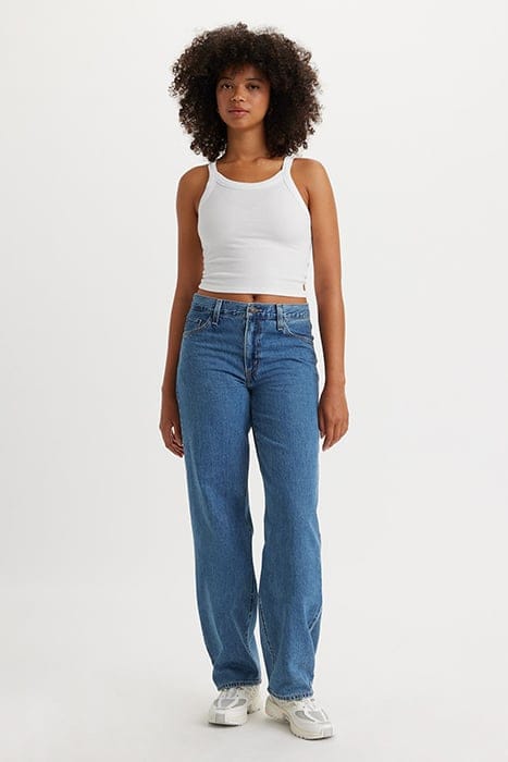BAGGY STRAIGHT JEANS BLUE 1