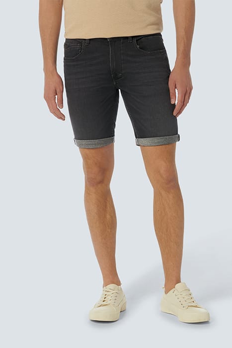 SHORT DENIM STRETCH BLACK DENIM 1