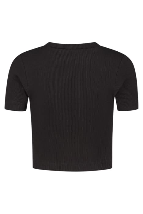THE HAMPTONS RIB TOP BLACK 2
