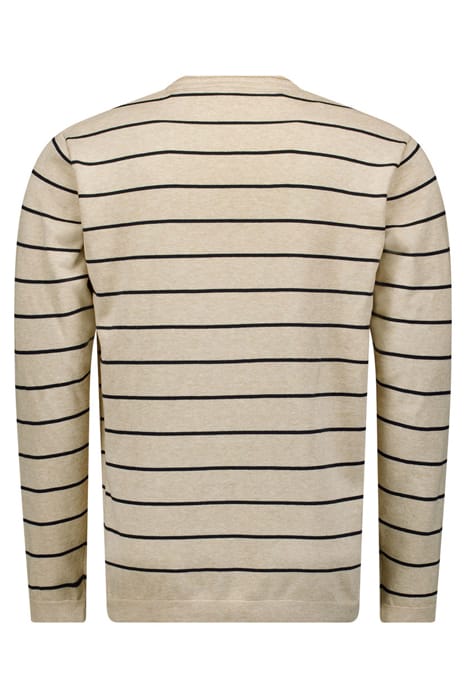 PULLOVER CREWNECK STRIPE CREAM 5