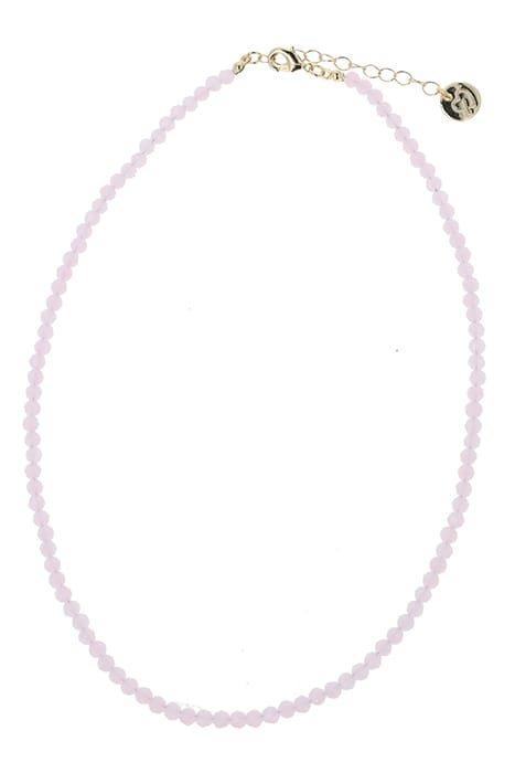 BEADS NECKLACE - PINK GOLD AND PINK 1