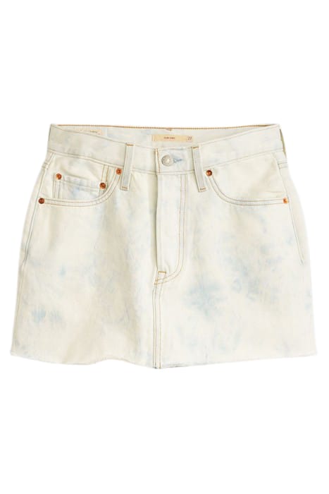 ICON DENIM SKIRT WHITE 4