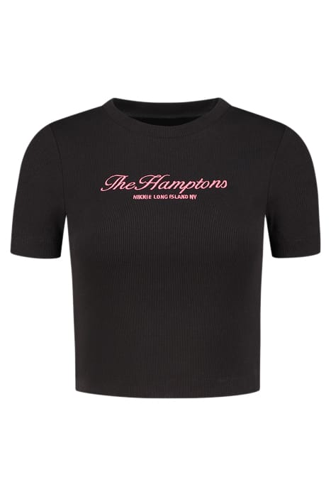 THE HAMPTONS RIB TOP BLACK 1