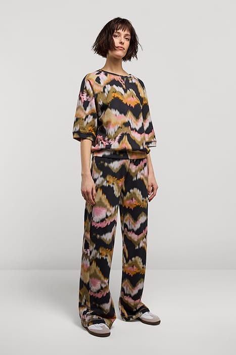 PANTS WATERY PRINT ON FRENCH TERRY MULTICOLOUR 1